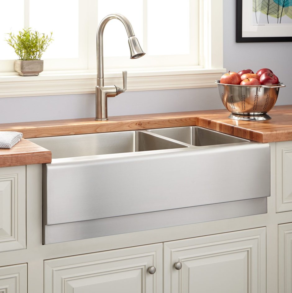 Farmhouse Bathroom Steel Sink