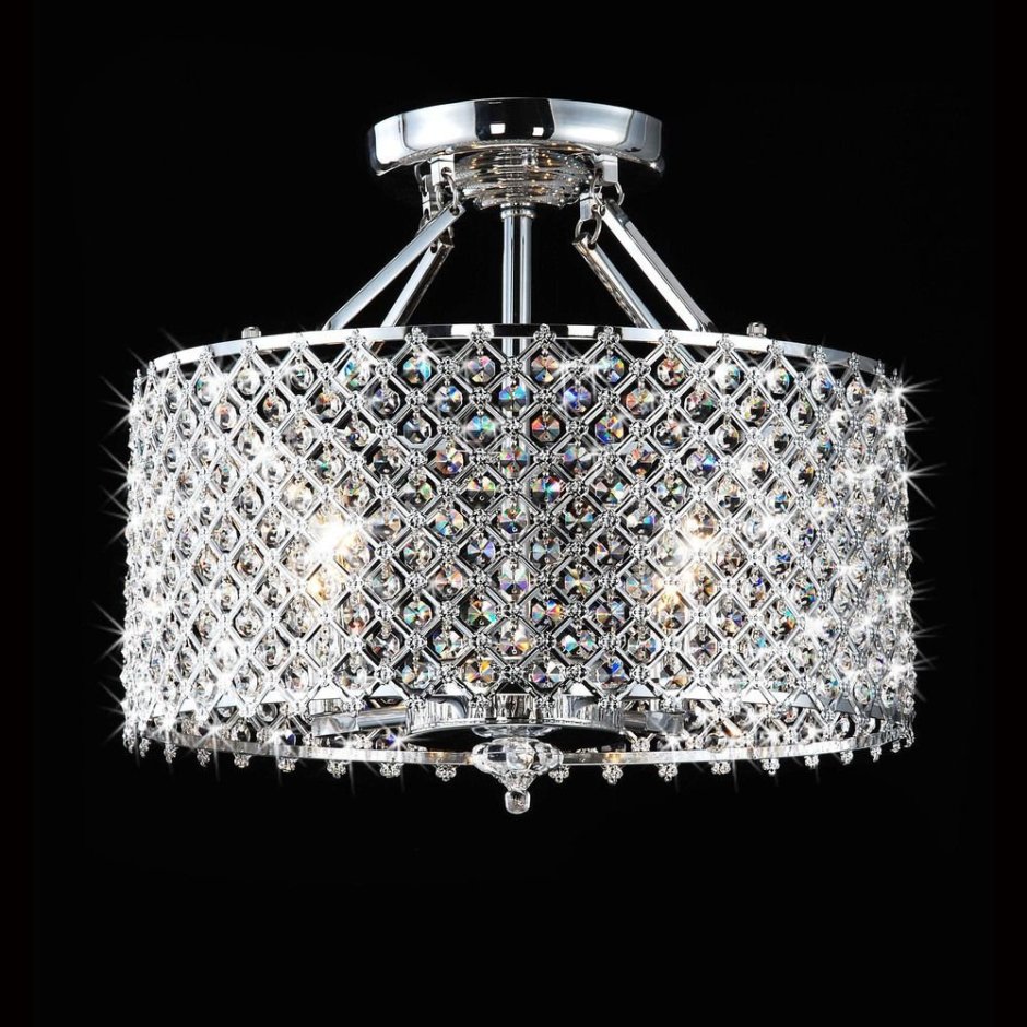 Люстра Modern Crystal Chandelier серебро
