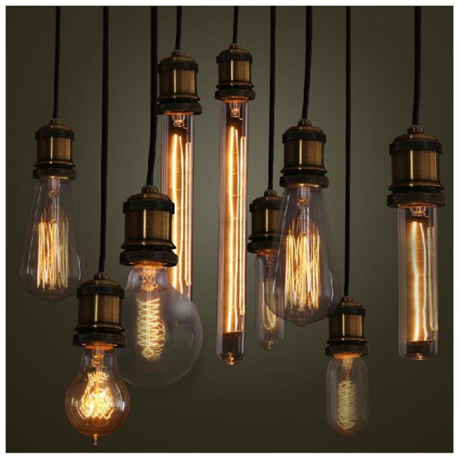 Светильники Loft Edison