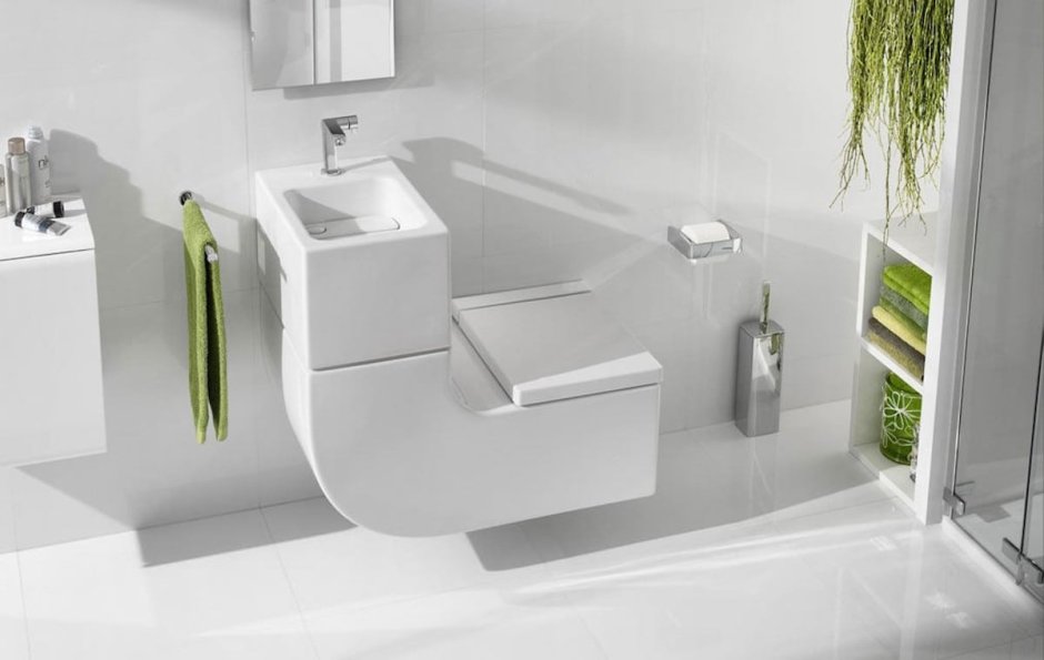 Roca w+w 893020001 комплект унитаз+раковина