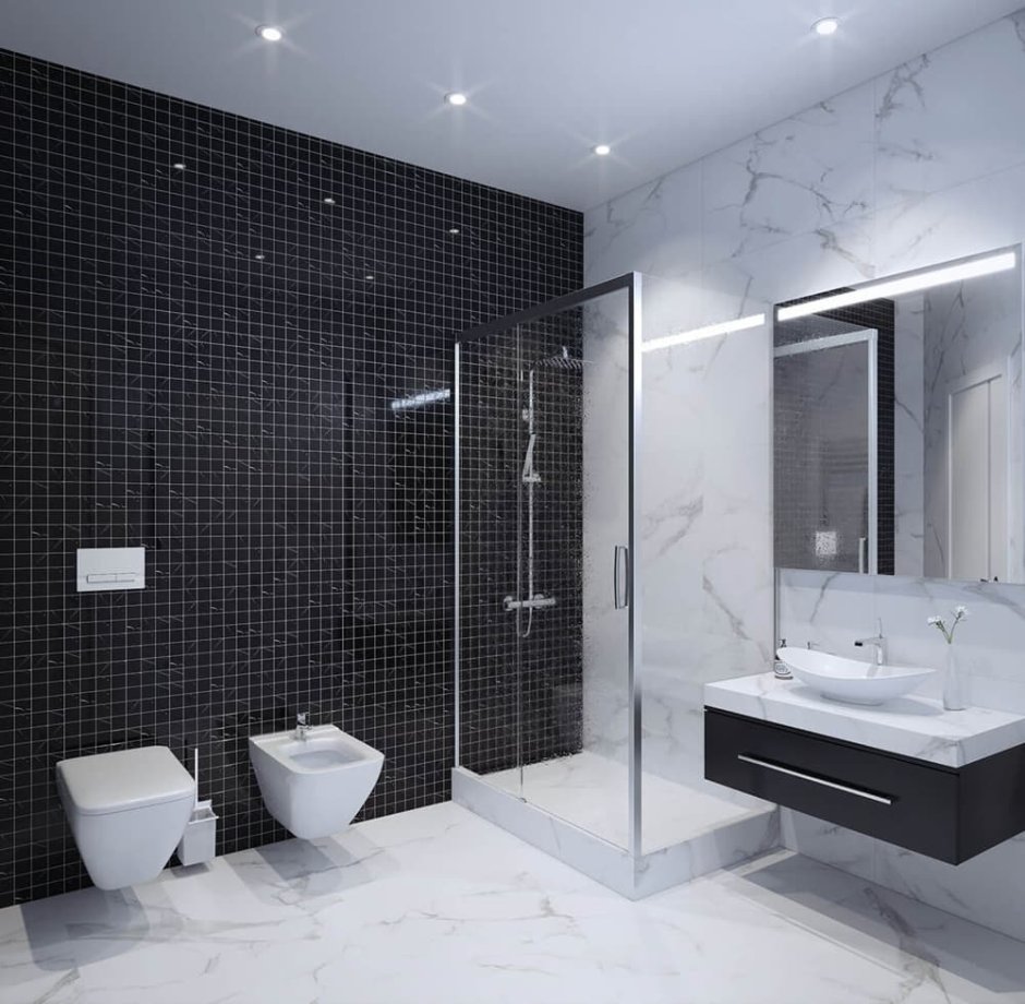 Мозаика Starmosaic Wild Stone Black Polished
