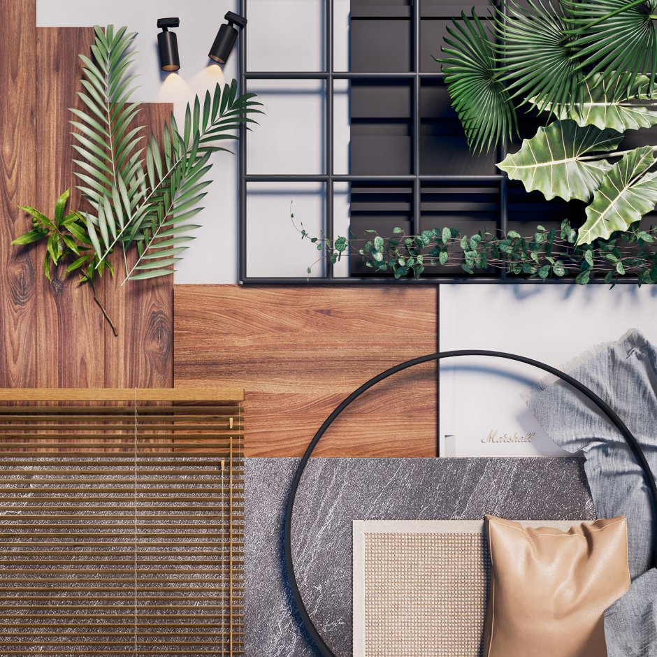 Мудборд эко стиль