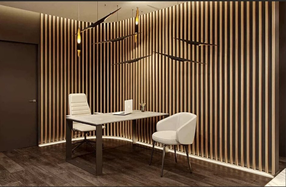 МДФ панель "вертикальные рейки" h2530