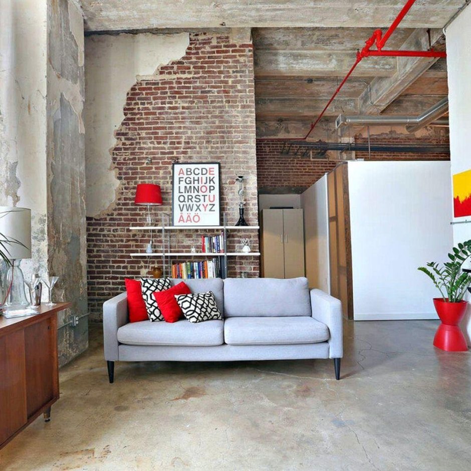 Интерьер лофт