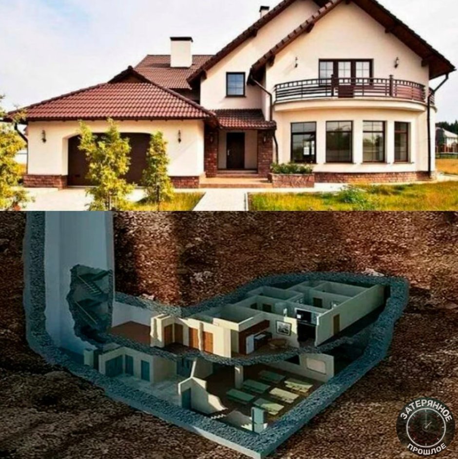 Дом на неровном участке