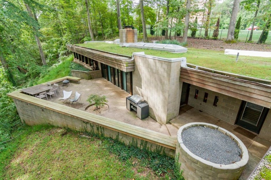 Sheltered House Underground подземный бункер Shelter Bunker Refuge