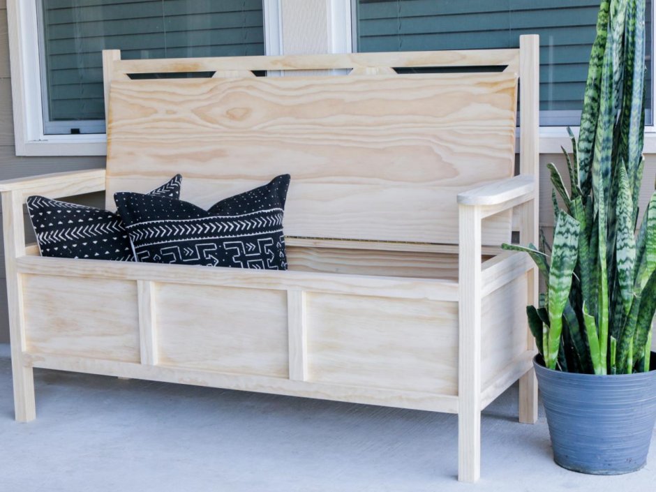 How to build a Garden Storage Bench