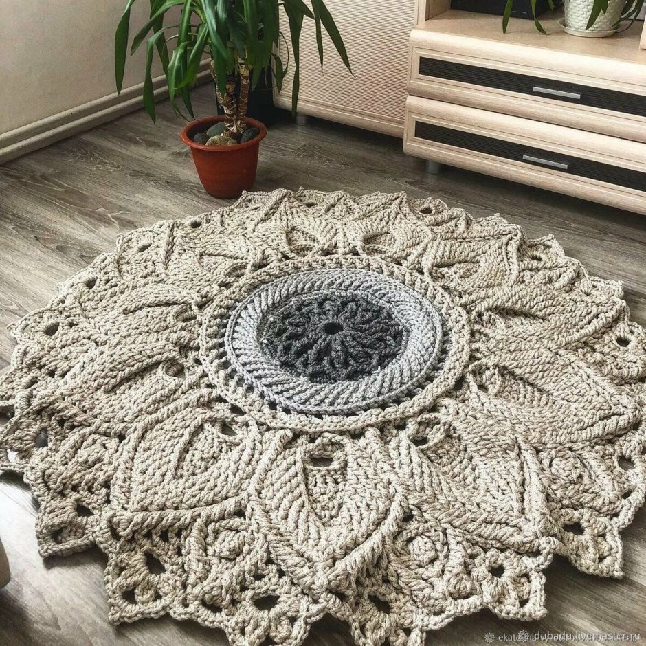 Коврик из полиэфирного шнура
