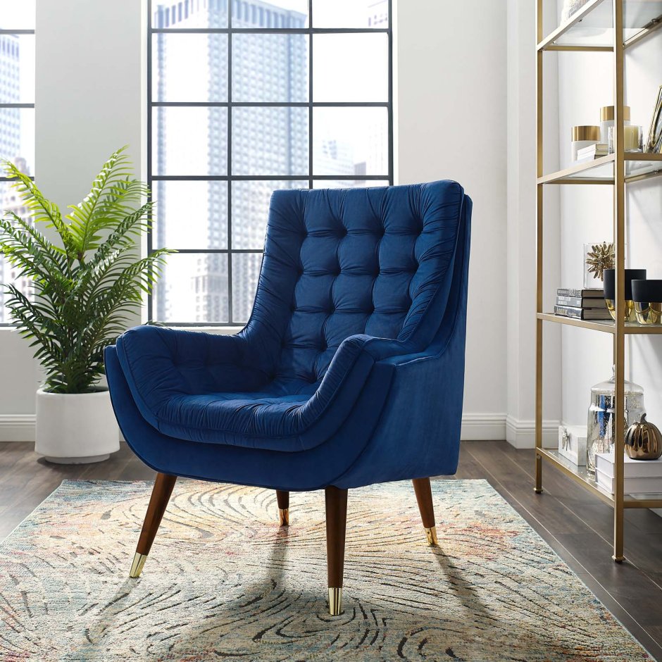 Кресло Accent Velvet Chair