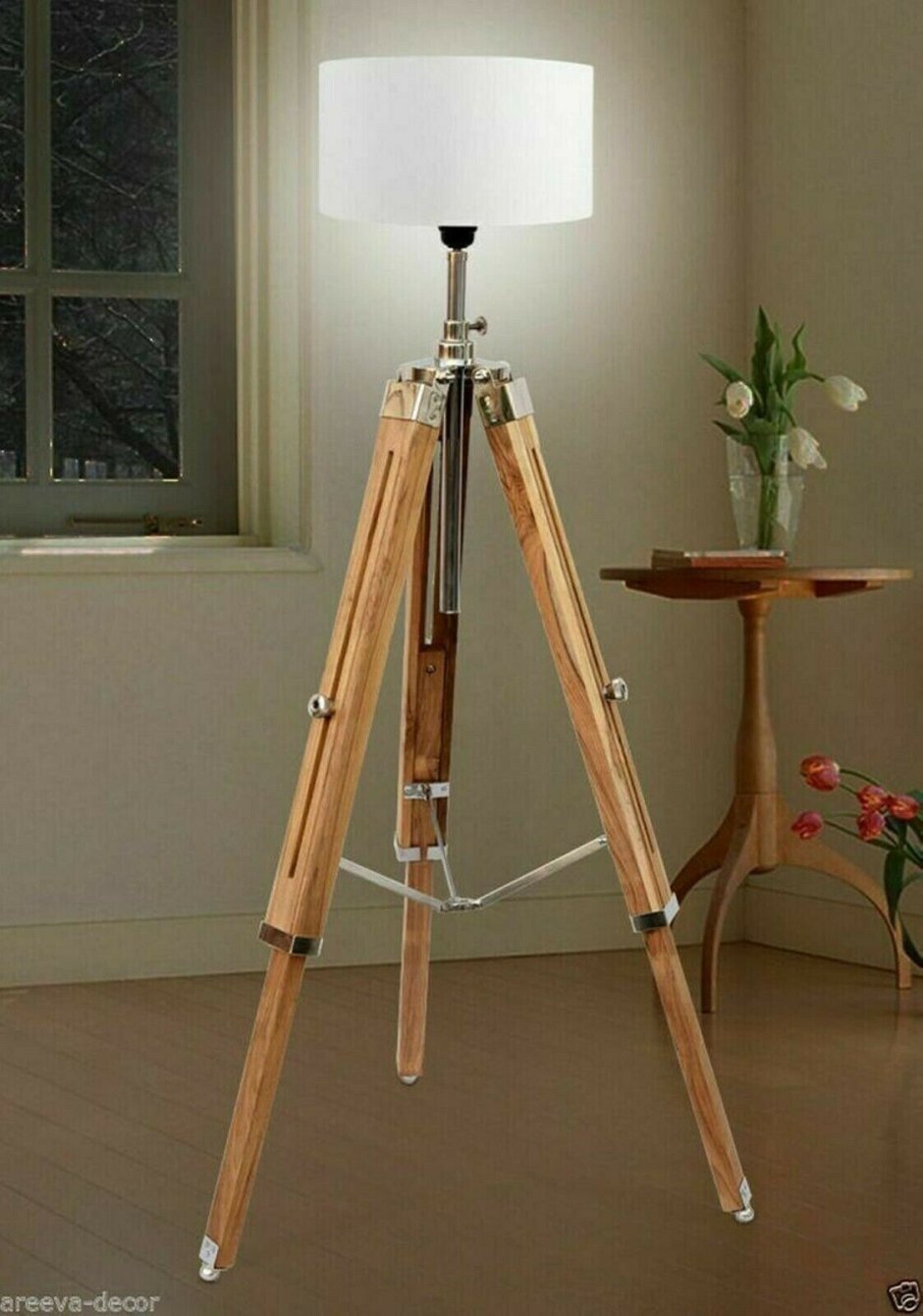 Royal Marine Tripod Floor Lamp