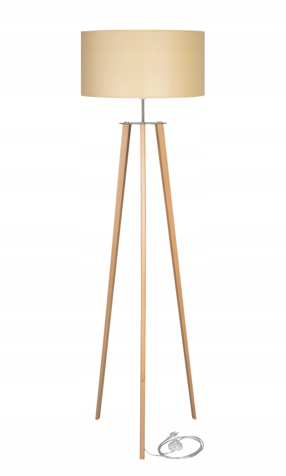 Торшер деревянный напольный