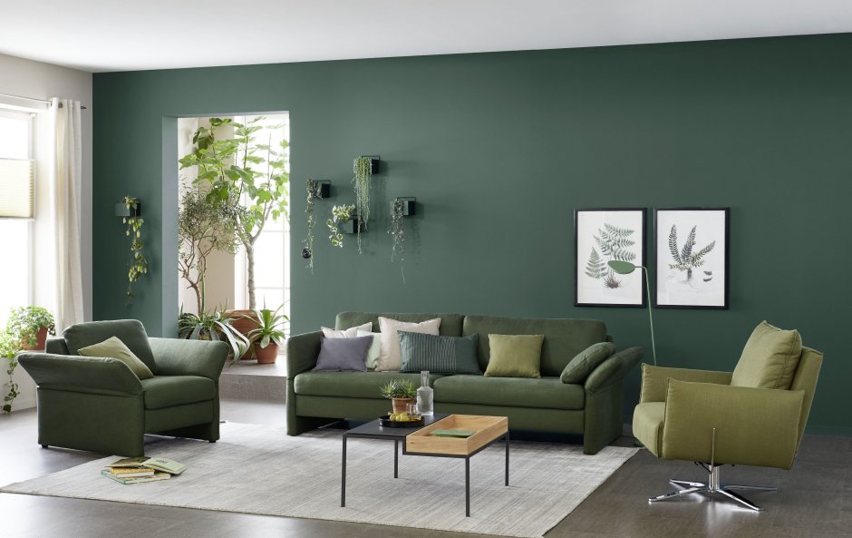 Trend Farbe зеленый папоротник
