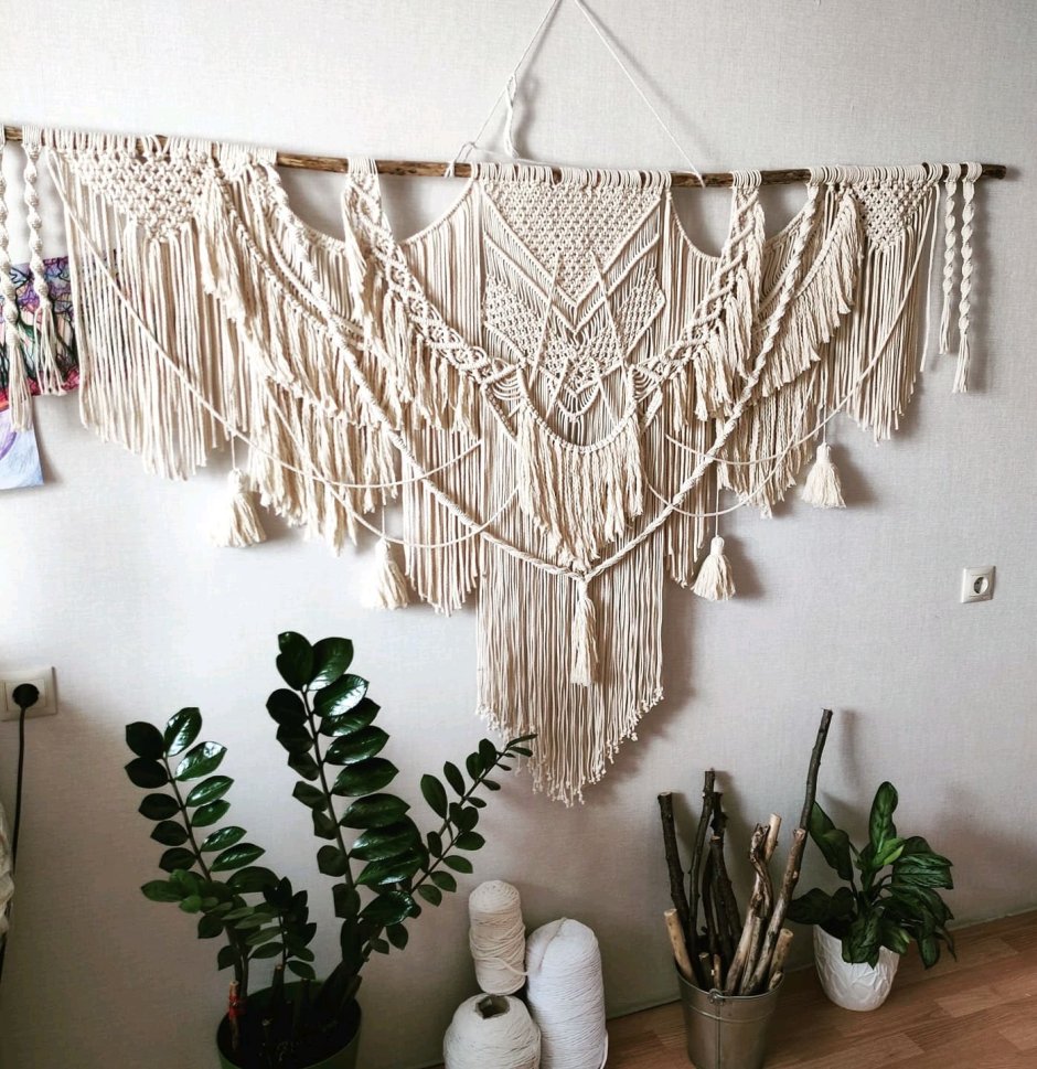 Макраме настенное панно