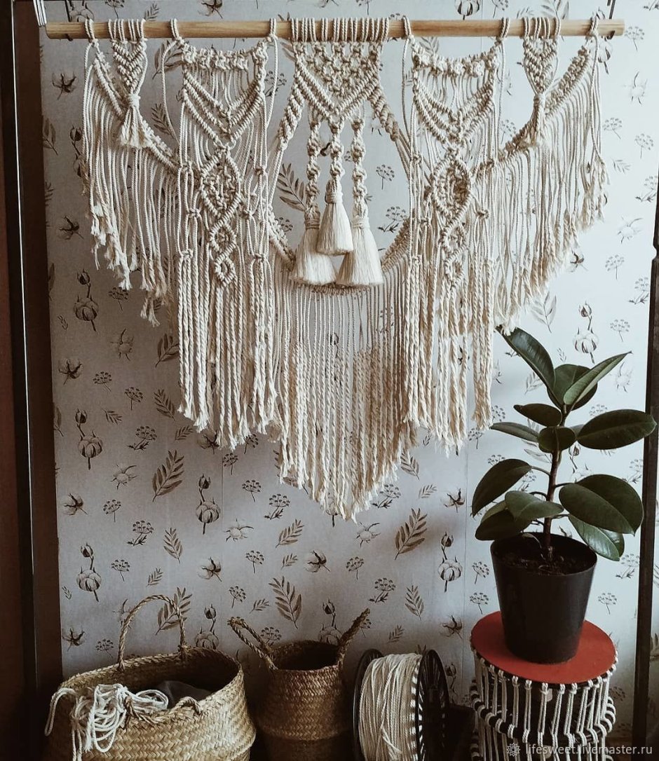 Панно макраме