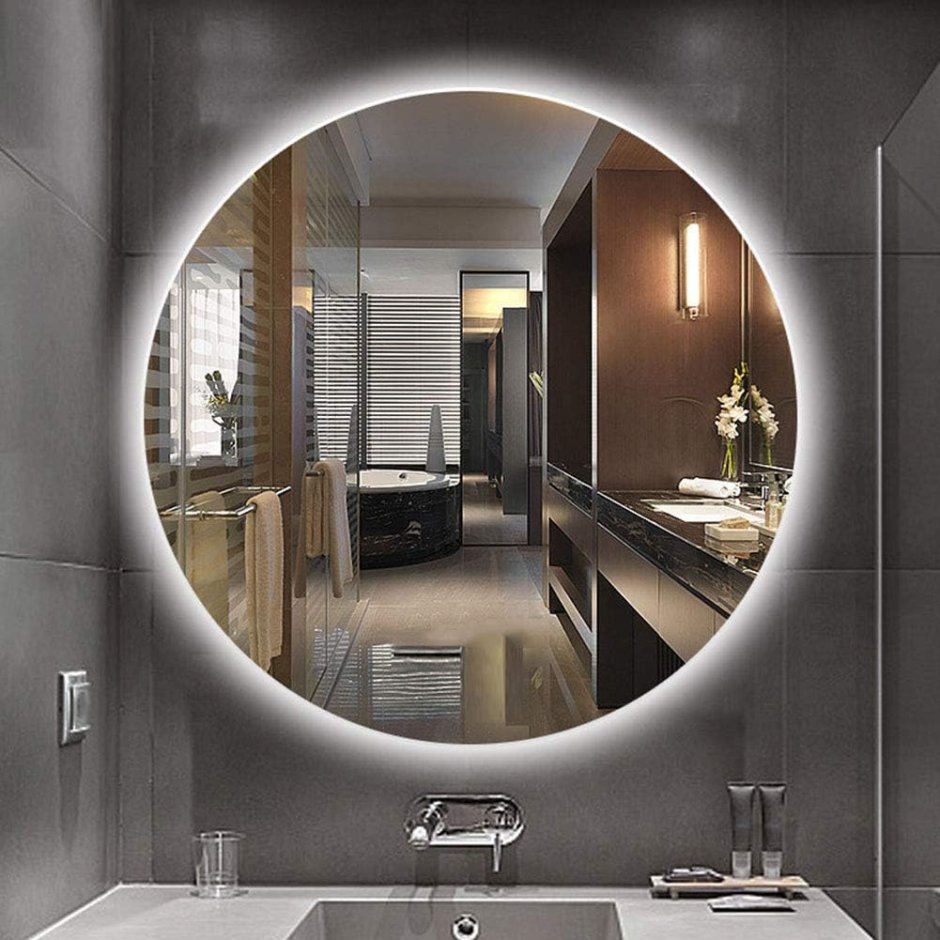 Rectangular Frameless Anti-Fog Backlit led Lighted Wall Mount Bathroom Vanity Mirror
