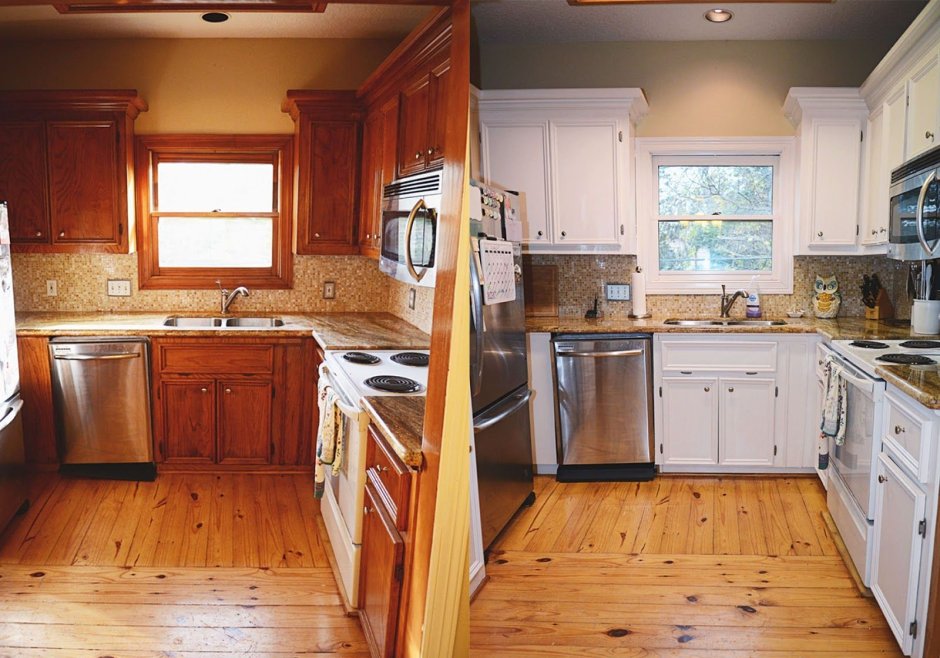 Kitchen Furniture before and after
