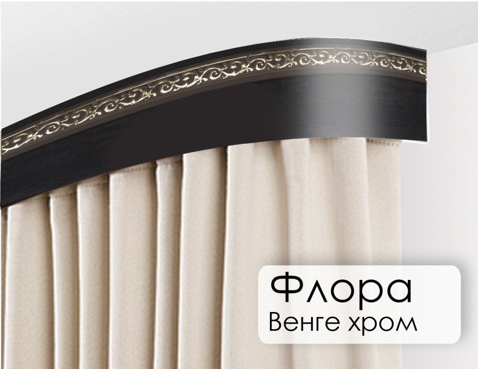 Карнизы потолочные Греция венге