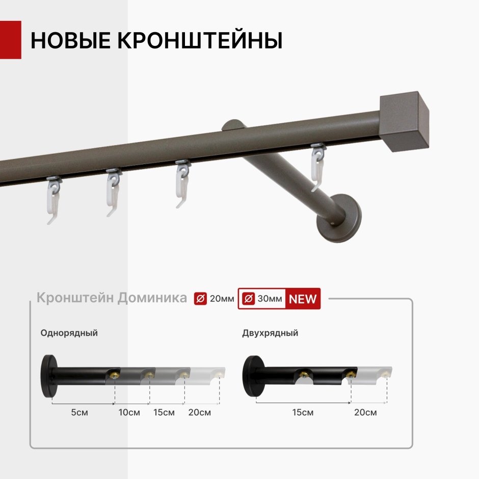 Карниз настенный наклонные