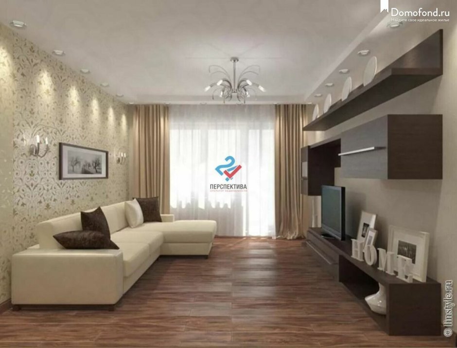 Интерьер гостиной в квартире