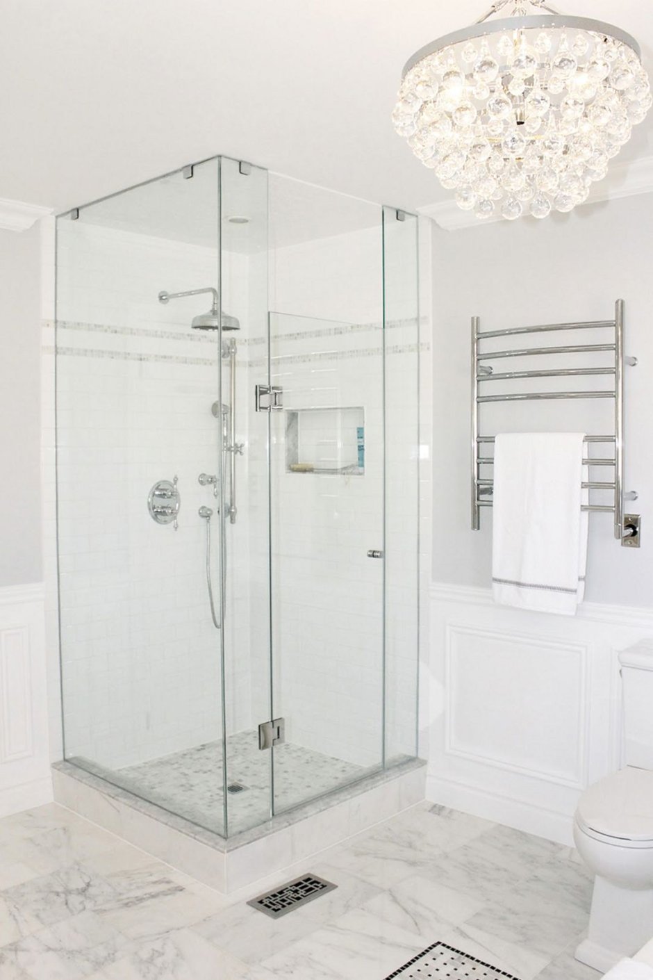 Душевая кабина Marble White