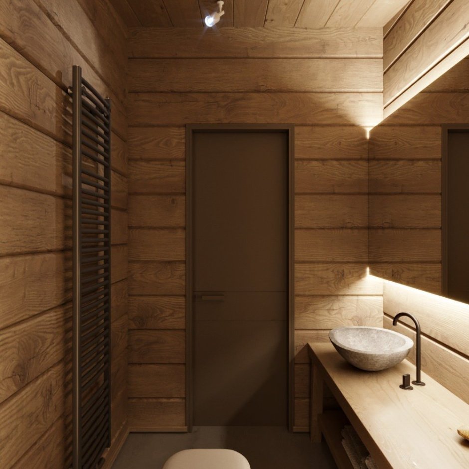 Дизайн бани и помывочной в скандинавском стиле