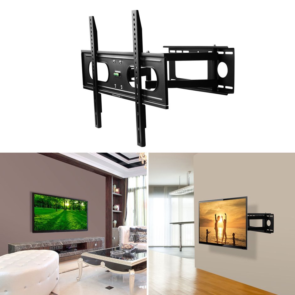 Кронштейн Full-Motion TV Wall Mount 60 65 70 75 80 90 100 inch Samsung LCD led Plasma HDTV