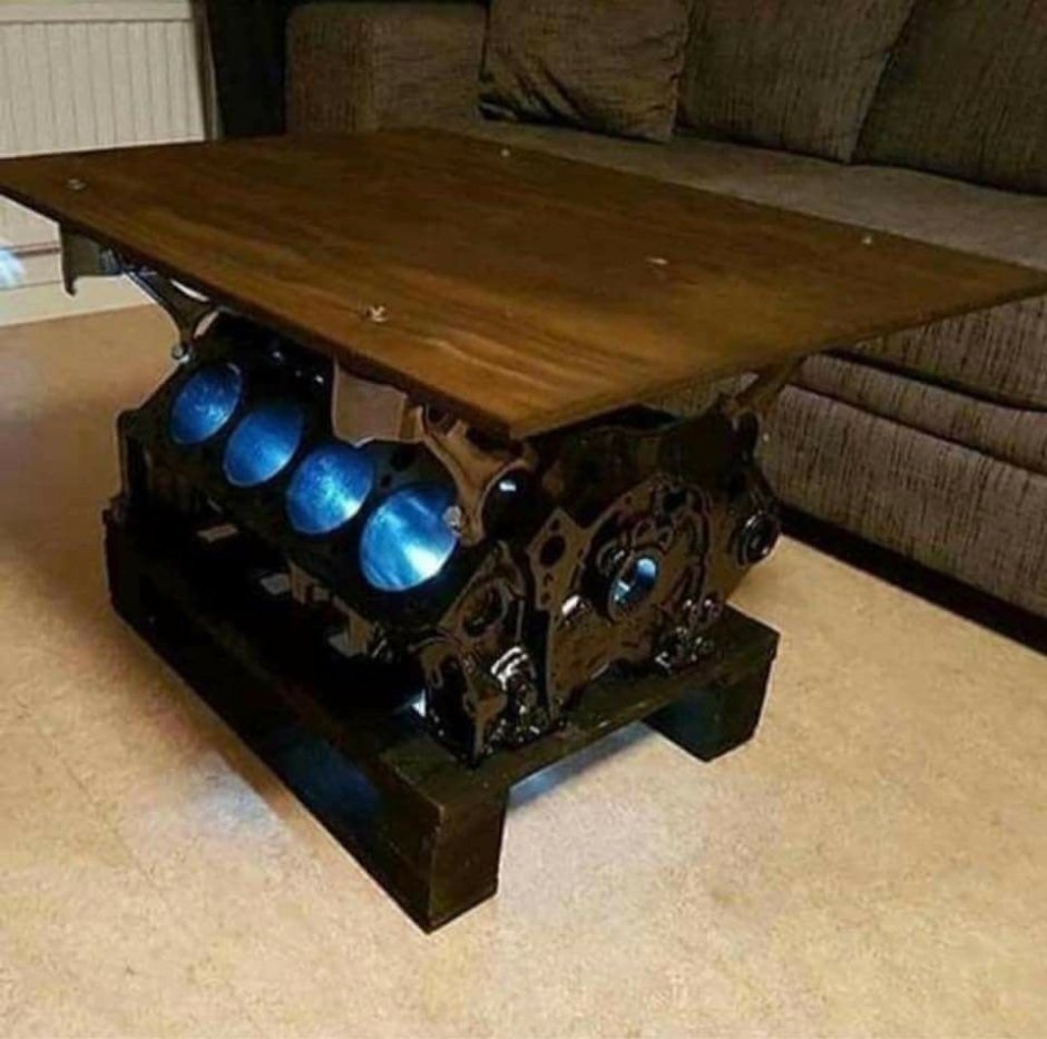 Столик из автозапчастей