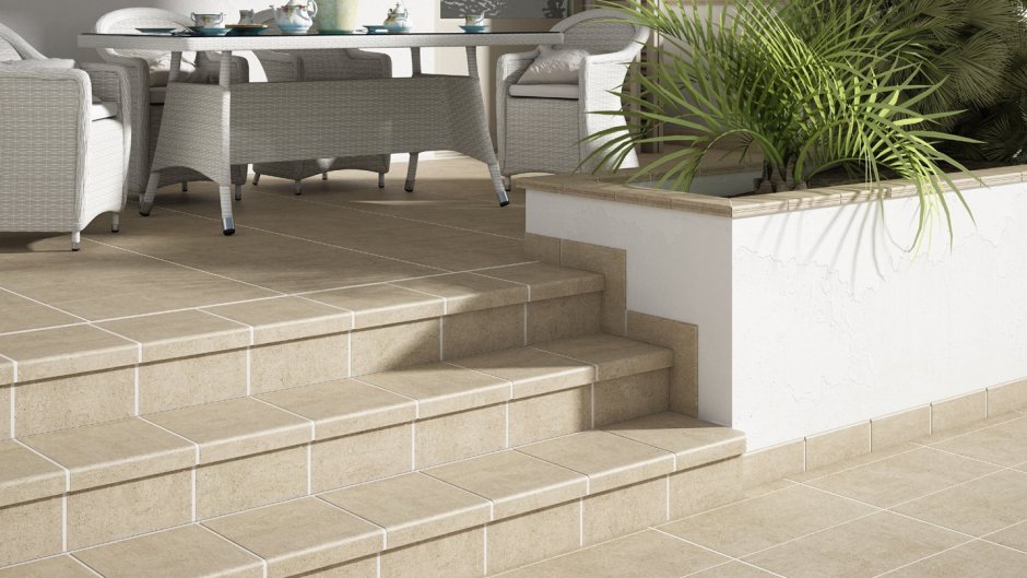 Ступень Gresmanc Evolution Peldano recto EVO Beige