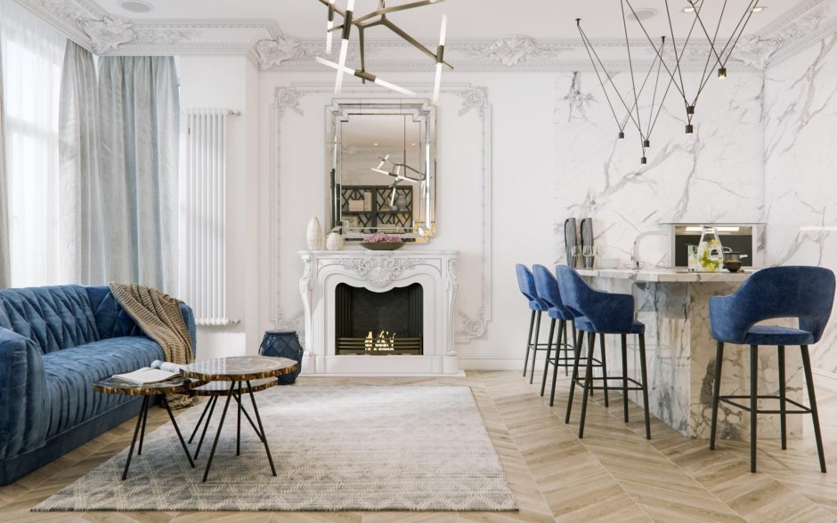Гостиная Corona White