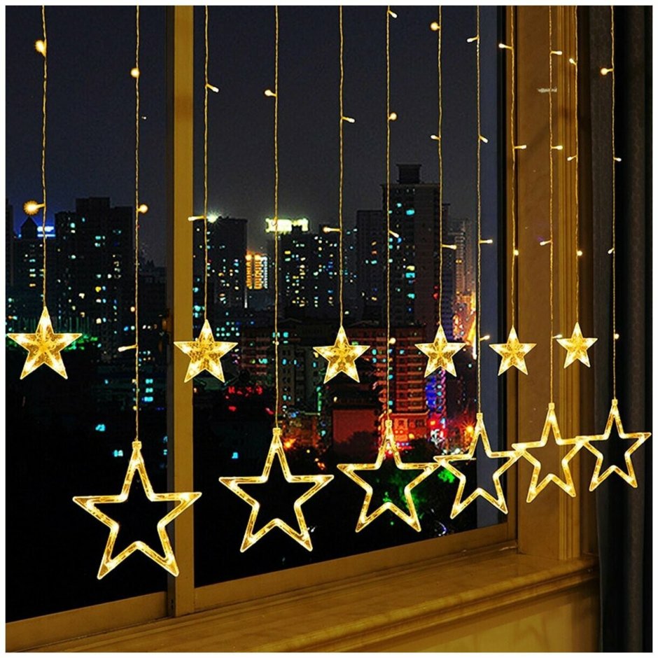 Светодиодная гирлянда звезды Five-Pointed Star