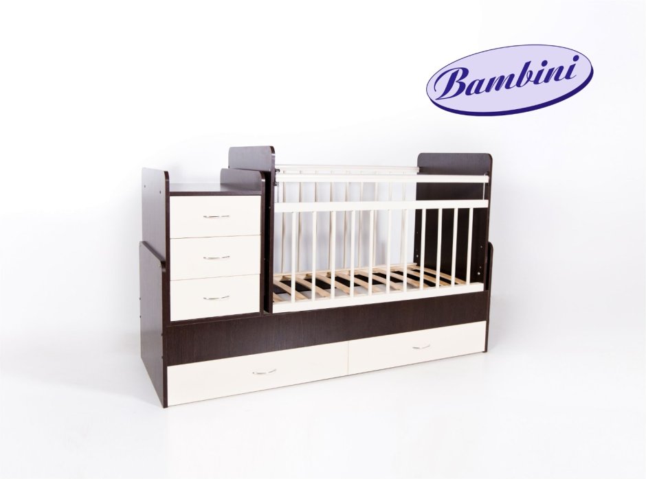 Детская кровать-трансформер bambini м.01.10.01 (натуральный)