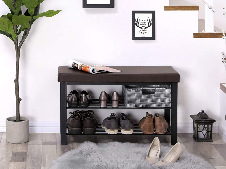 Shoe Rack Organizer Bench