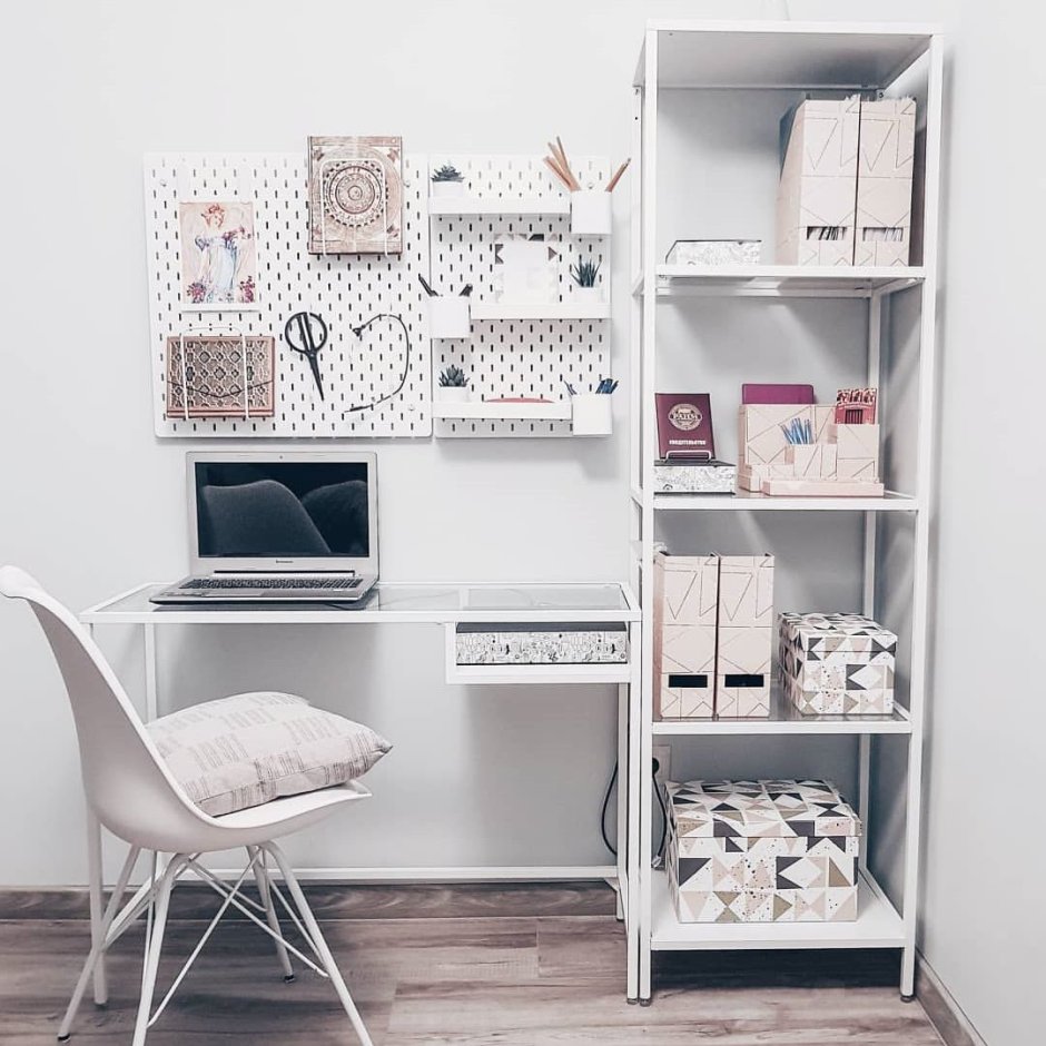 Стеллаж ikea ВИТШЁ белый