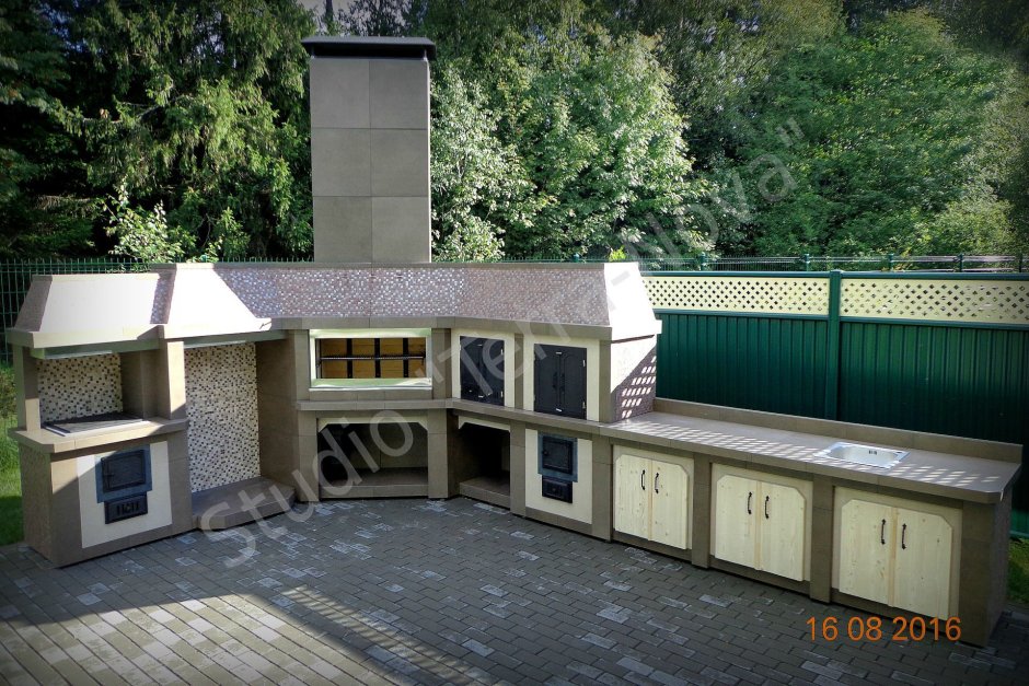 Модульные барбекю комплексы