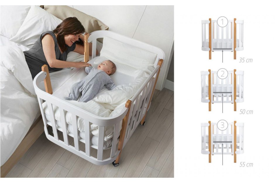Кроватка-трансформер Happy Baby Mommy Lux