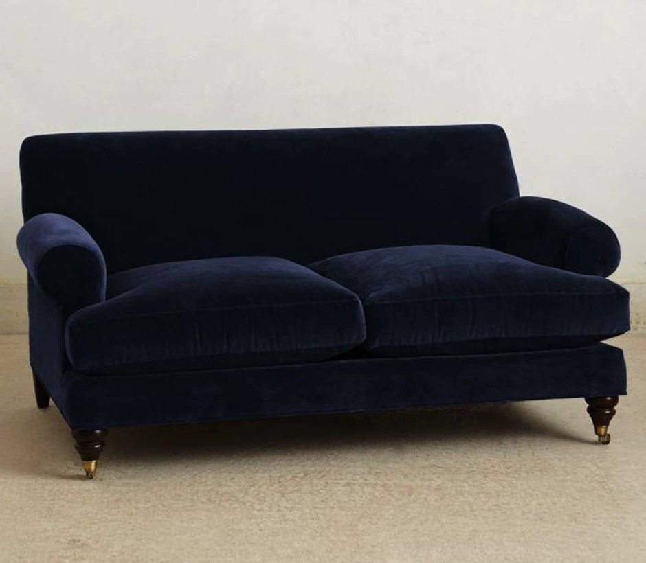 Blue Velvet Sofa