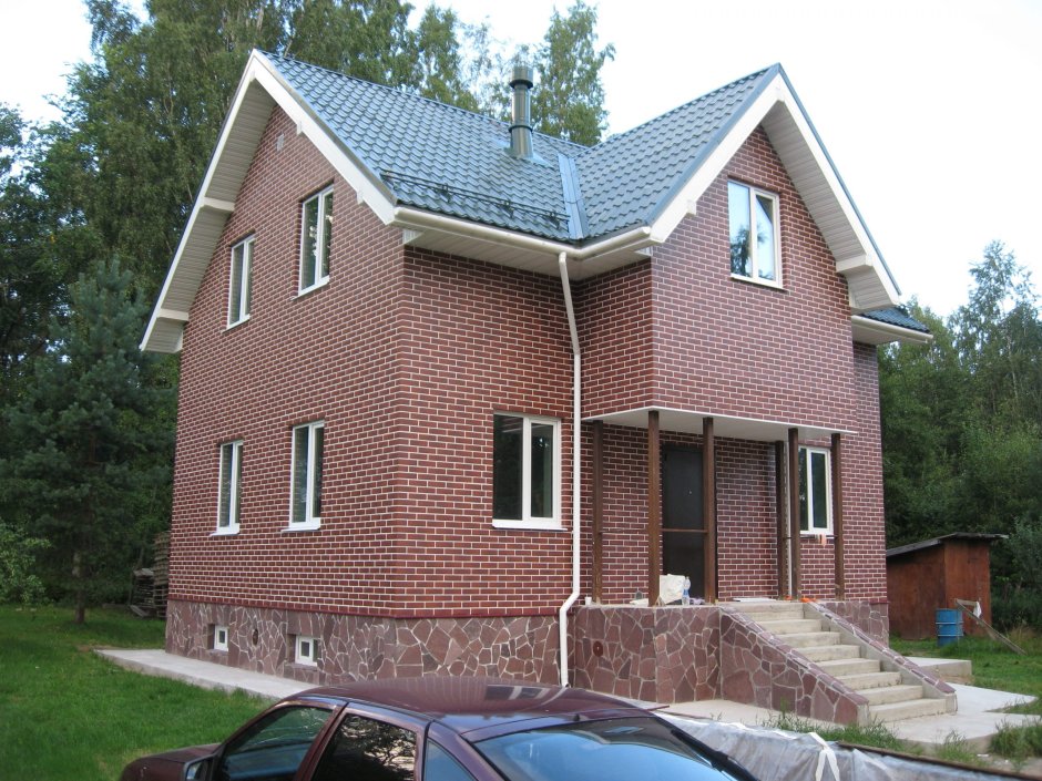 Фасадная плитка Hauberk красный кирпич