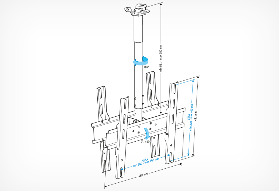 Кронштейн Holder PR-103-B