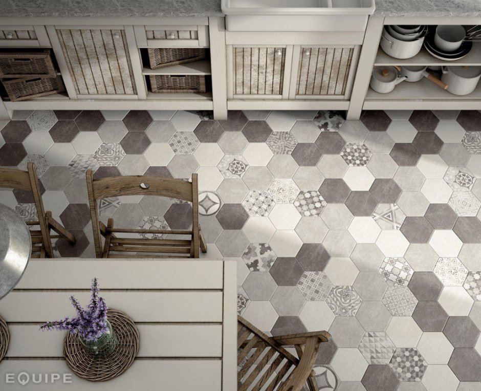 Плитка equipe Hexatile Cement
