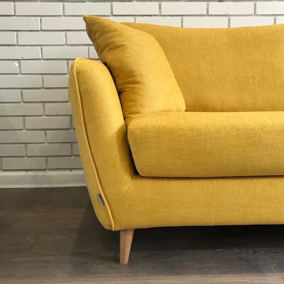 Диван Rotterdam Velvet Yellow