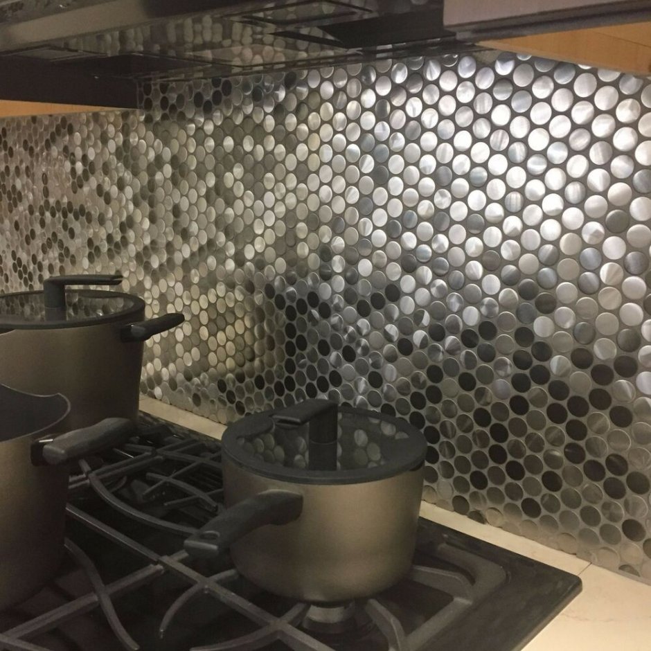 Artens Silver мозаика фартук