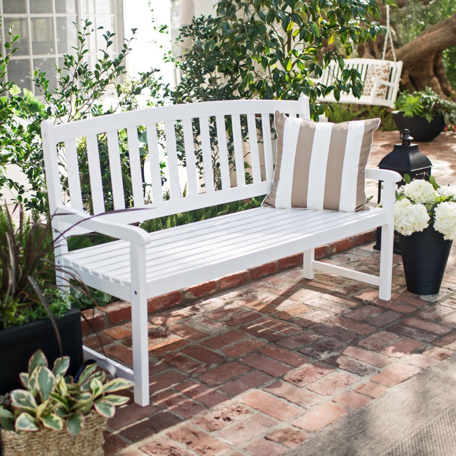 Скамья патио бенч Patio Bench белый