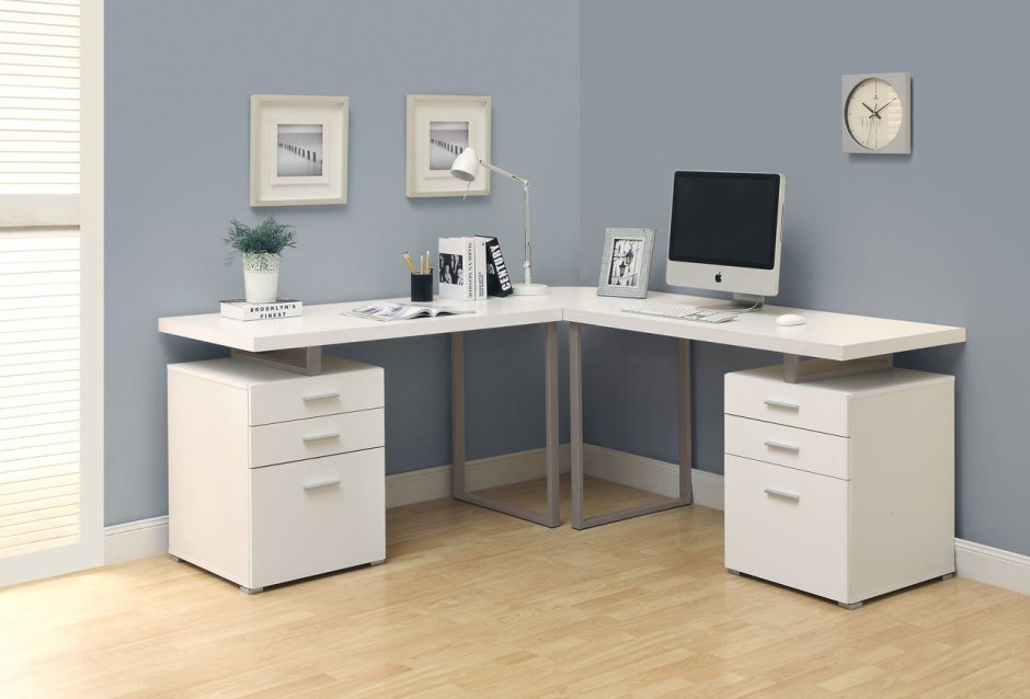 Стол компьютерный Homeoffice (белый, 1200х550х964 мм)