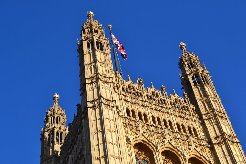 Здание парламента готической архитектуры в Мюнхене