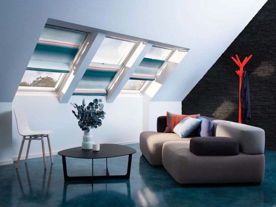 Римские шторы на мансардные Velux