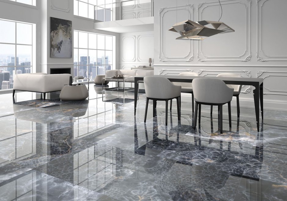 Керамогранит itt Ceramic Marble Sahara Bianco Polished