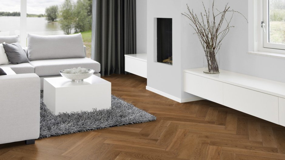 Паркетная доска Solidfloor Pearl White