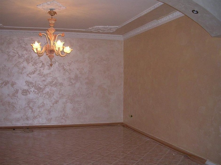Декоративная штукатурка в зал