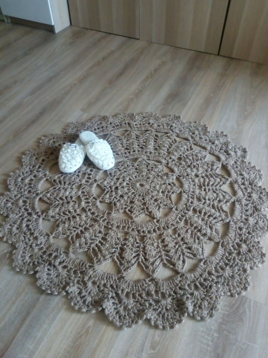 Коврик из джута