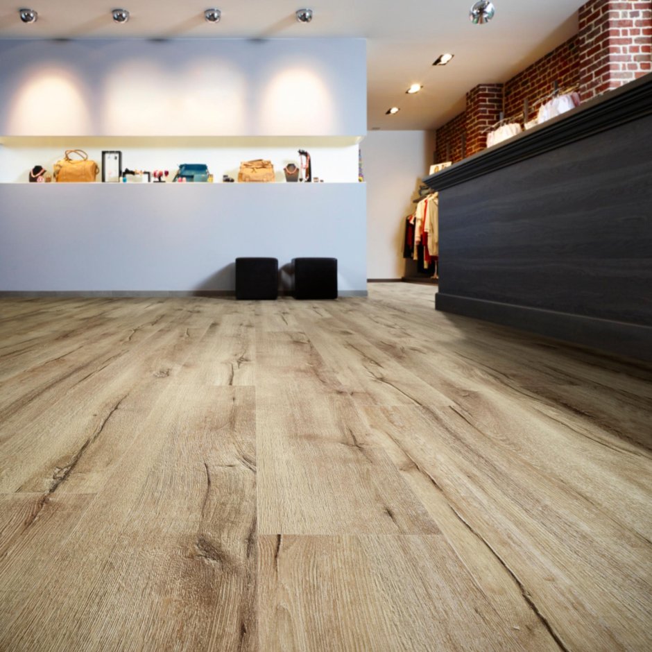 Винил Fine Floor FF-2069 дуб Мале